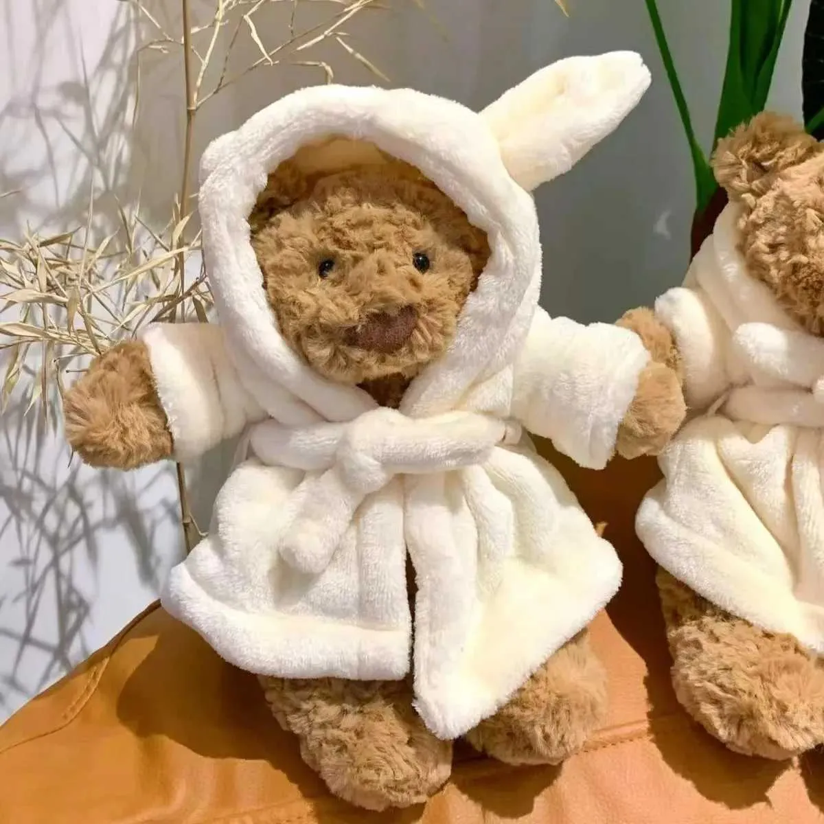Cute Bathrobe Bear Plush Toy – Soft Stuffed Animal Gift for Kids – $24.95 Deal
