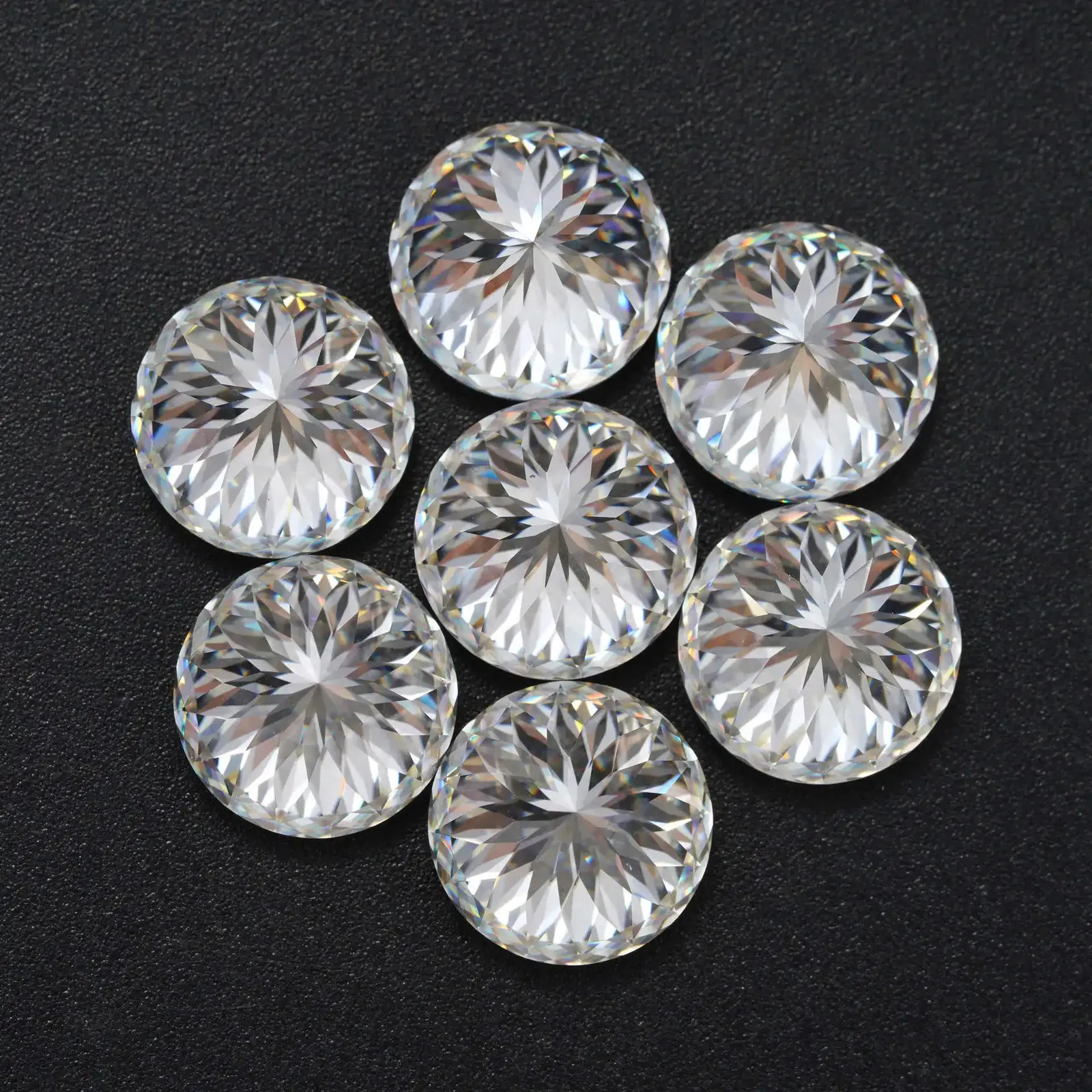 USA Standard 0.1-50ct Portuguese Loose Stone D Color VVS1 Russian 100 Facted Plum Cut Diamond GRA 250617_voghion.com