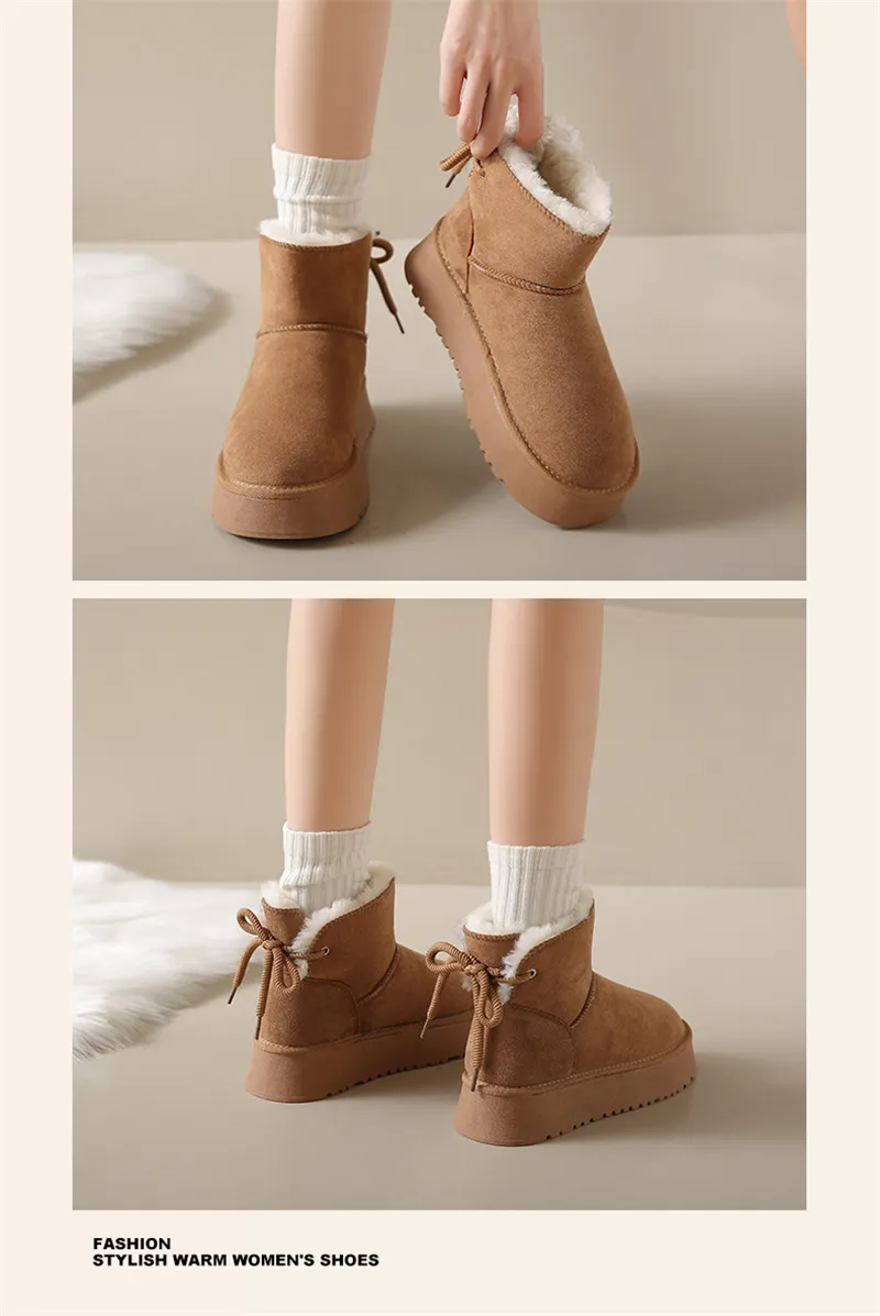 Designer enkelboots voor dames, warme winter snowboots gevoerd_voghion.com