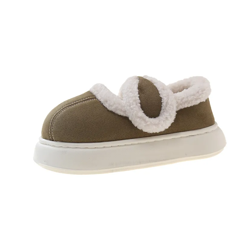 Chaussures d'hiver en coton pour femme, bottines chaudes et bottes de neige classiques, livraison gratuite._voghion.com