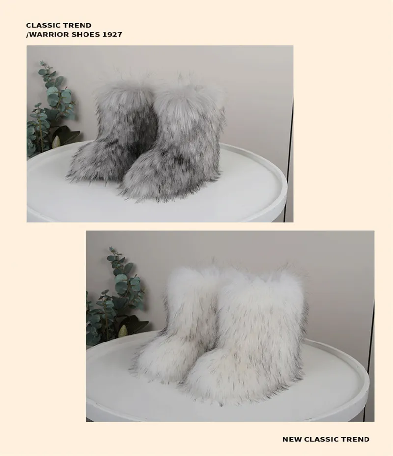 new Free Shipping Designer For Woman Winter Cotton Shoes Keep Warm Anti Slip Half Boots Fashion Snow Boots Pink Black_desvips.com
