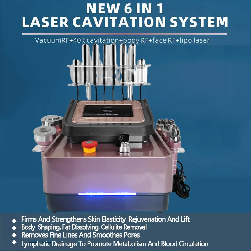 Home Use Professional Cavitation RF Slimming Machine with 40 kHz ...