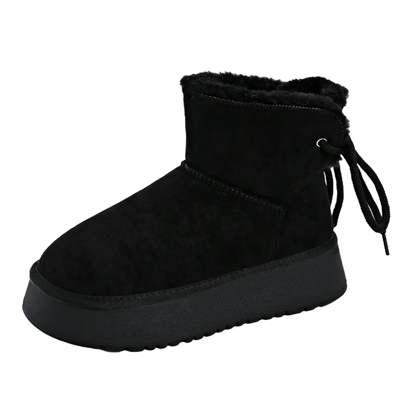 Nieuwe designer winterschoenen voor dames, katoen, warm, antislip, enkellaarsjes, modieuze sneeuwlaarzen in bruin en groen. Gratis verzending._voghion.com