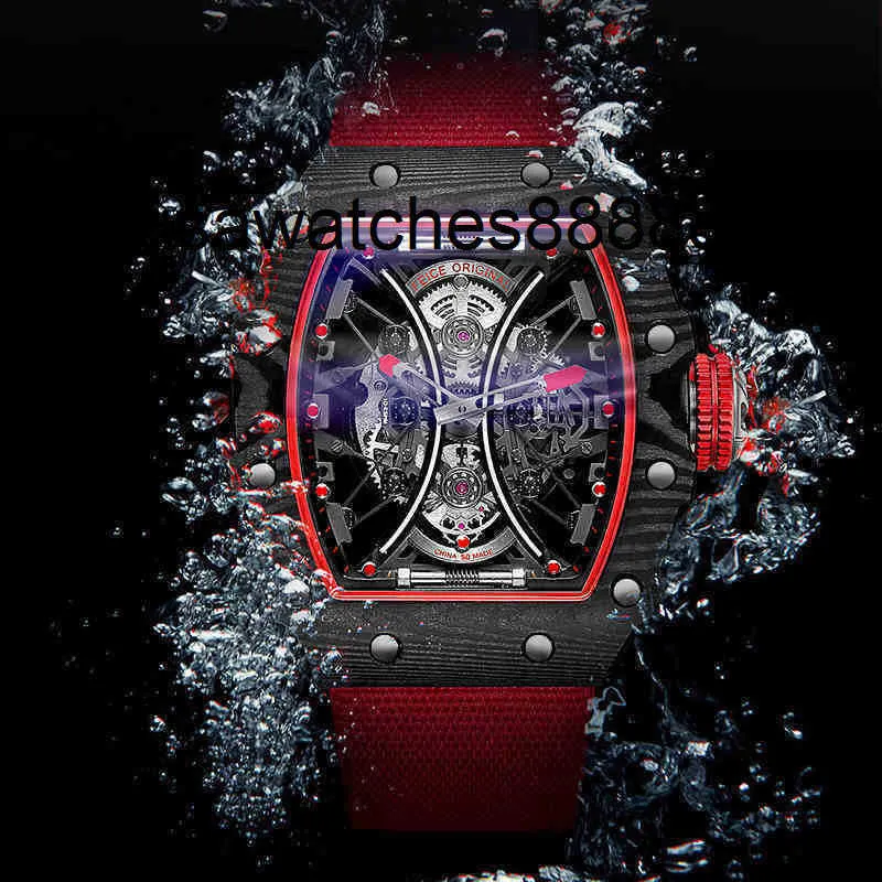 Fashion Watches Date Feice Watch Men Skeleton Automatic Mechanical