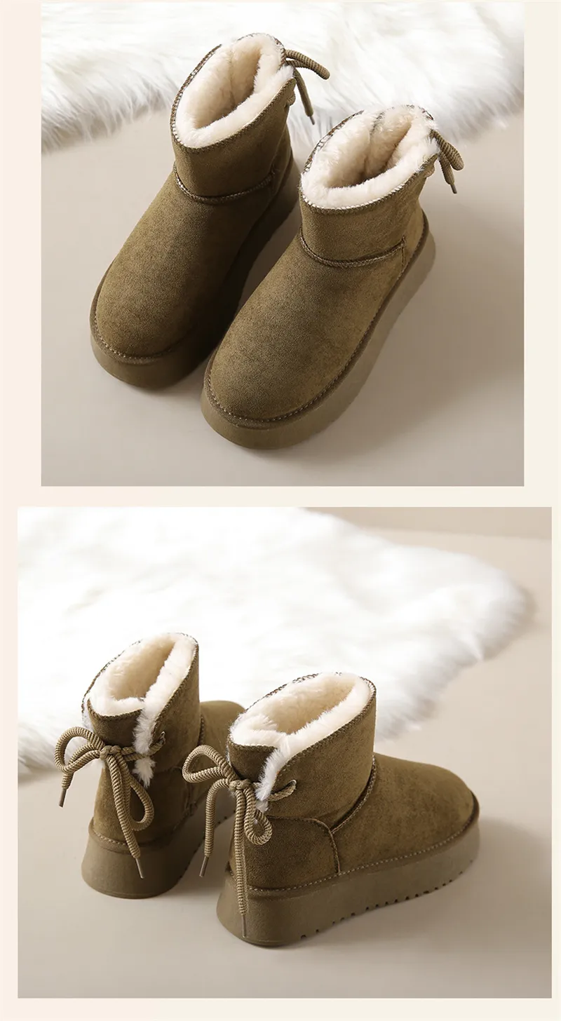 Designer enkelboots voor dames, warme winter snowboots gevoerd_voghion.com