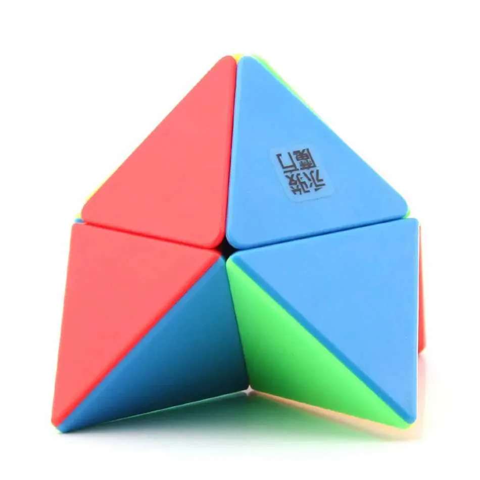 YongJun YJ Pyraminx 2x2 – Cube Pyramide Sans Autocollant – Lisse Et Réglable – Trièdre Tétraèdre – Dès 6 Ans