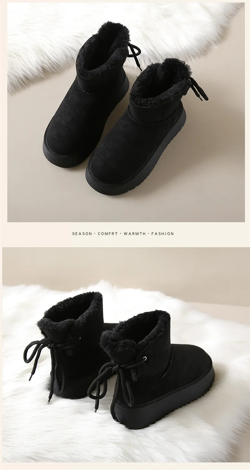 Designer enkelboots voor dames, warme winter snowboots gevoerd_voghion.com