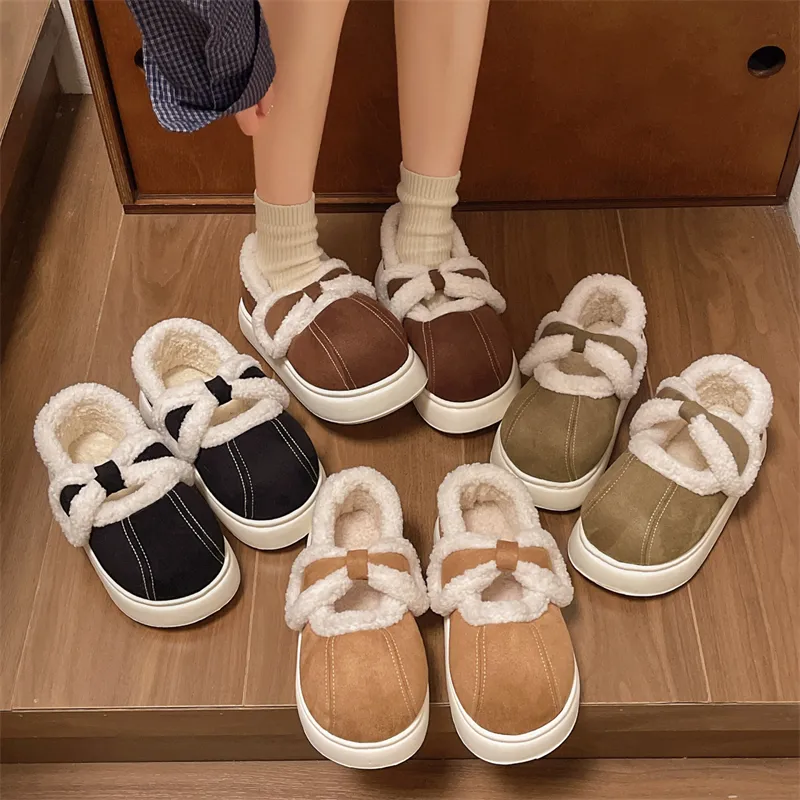 hot Free Shipping Designer For Woman Winter Cotton Shoes Keep Warm Ankle Boots Classic Snow Boots_voghion.com