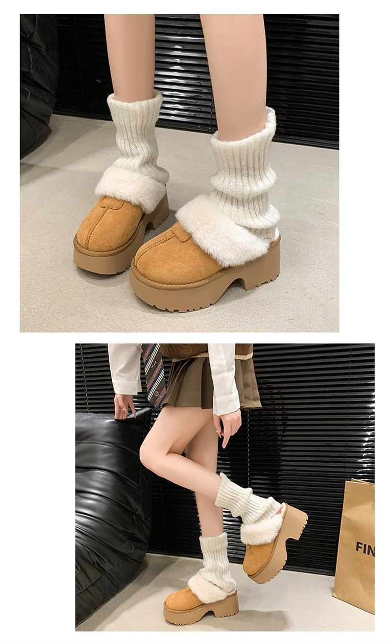 new Free Shipping Designer Slippers For Woman Indoor Outdoor Sliders Keep Warm Thick Woolen Vintage Plush Sandals_voghion.com