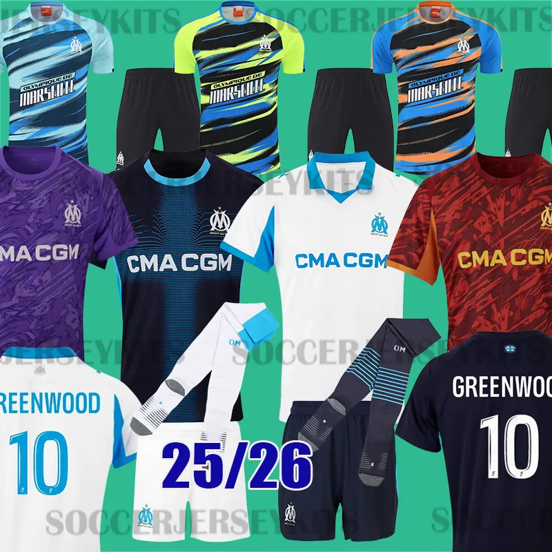 Maillot OM Olympique De Marseille Monumental 2025/26 Vert GREENWOOD Taille L