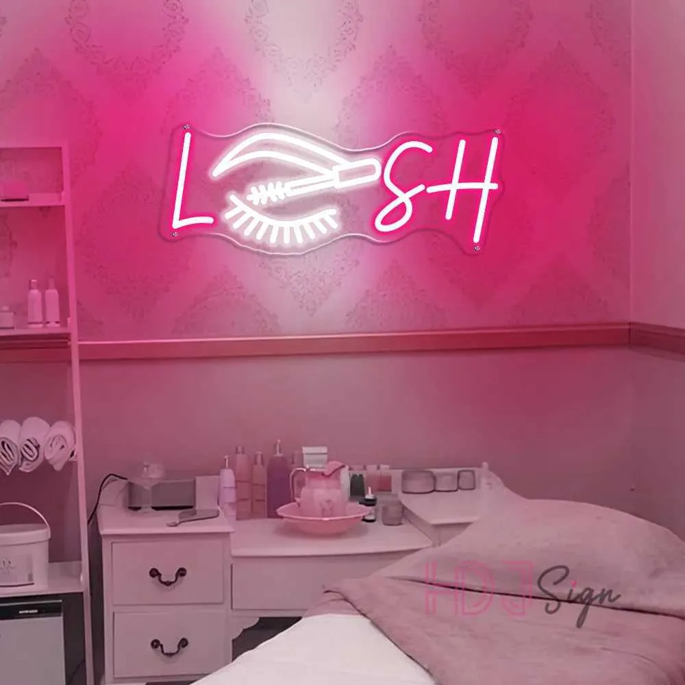 Lash Room Neon LED Sign Beauty Lash Salon Wall Art... From Joykiss, $15 ...