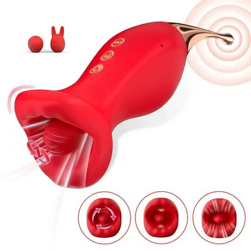 mouth thruster vibrator Men's Penis Sleeve Rechargeable Sex Toy - 157