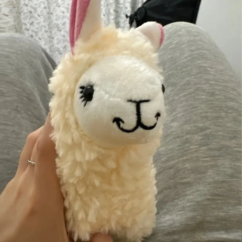 23cm Lindo Joya De Llenura De Alpaca Animales Blandos Muñecas Té