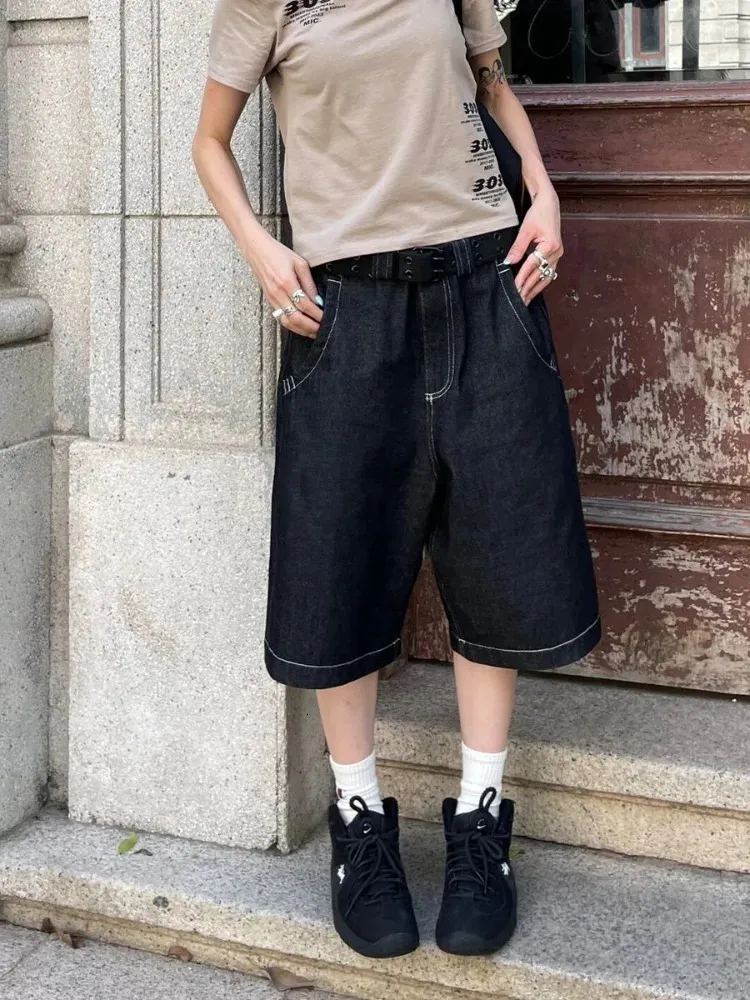 Short FemmeTaille Haute Short Femme En Jean Avec Grande Poche Taille