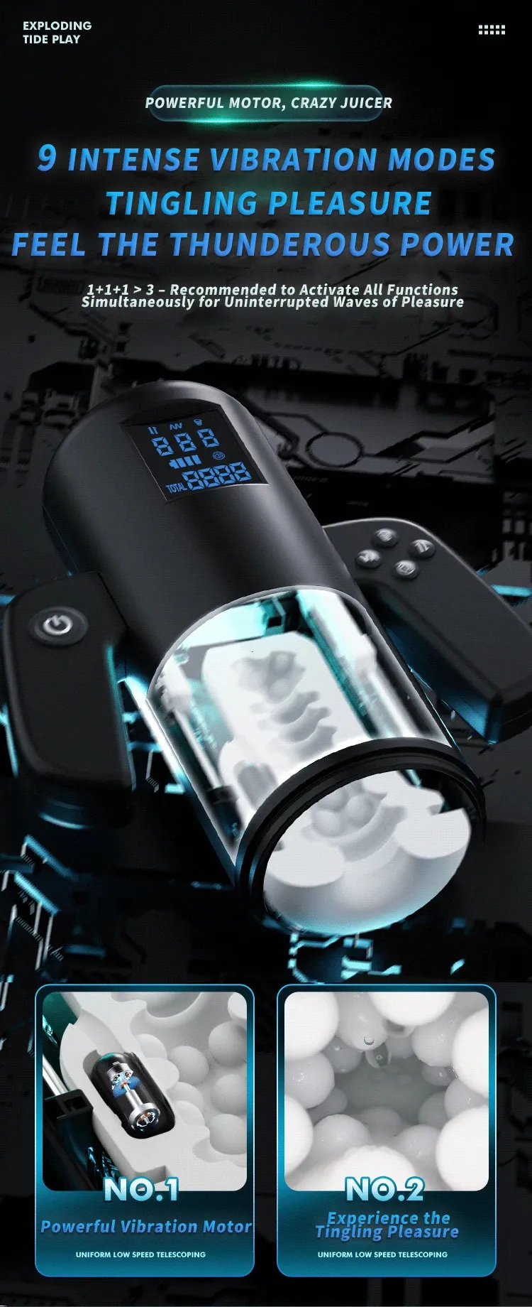 Automatic Male Masturbation Cup With Handle 6... From Ruiqi04, $95.96 |  DHgate.Com