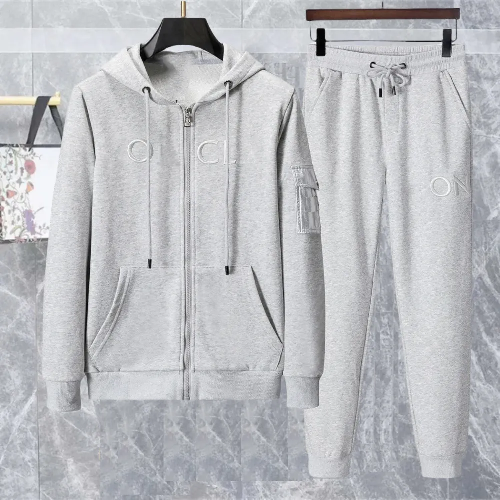 Di Tutine Di Cotone Maschile, Pantaloni Da Tuta Con Cappuccio