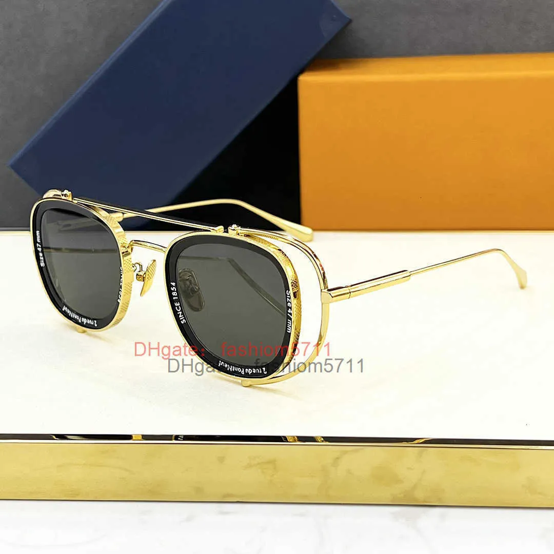 2213 Fashion Luxury Brand Sunglasses, Metal Square Counter Quality