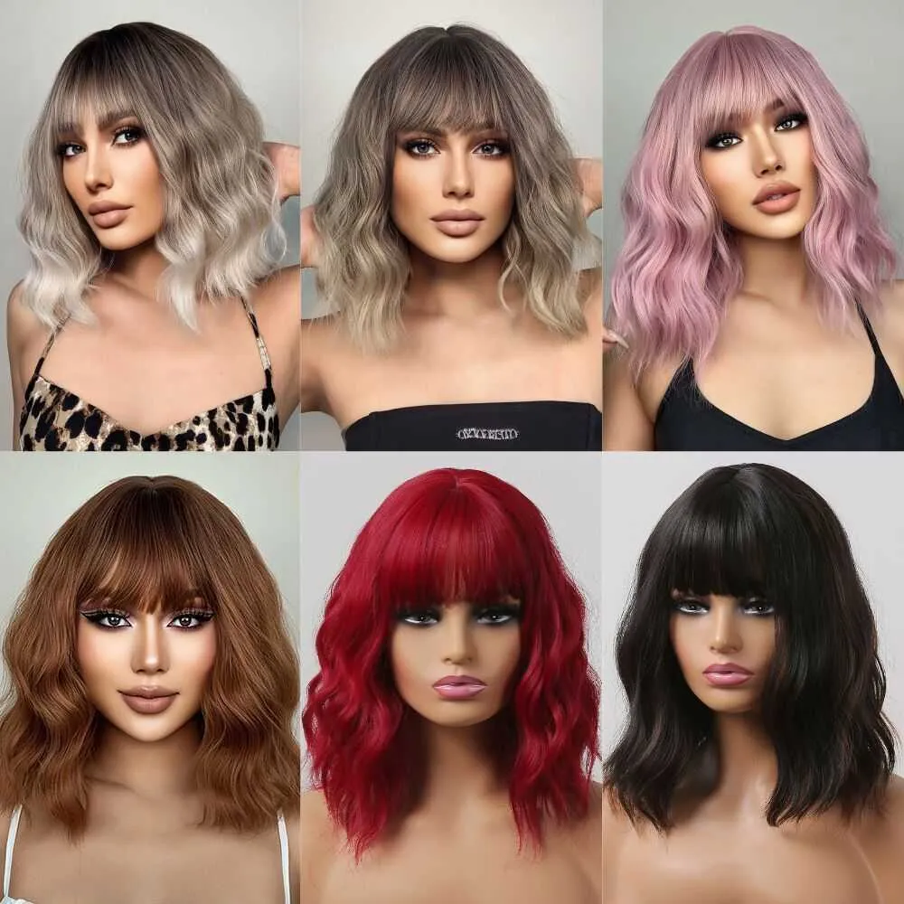 Wigszilla BOBO Synthetic Wigs High Density Short Natural Wave... From Love_of ...