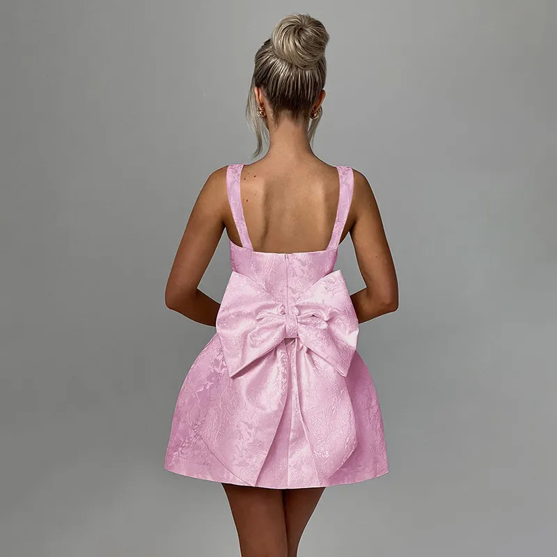 New Modern Pink Short Prom Party Dress 2025 Square... From 62,78 €