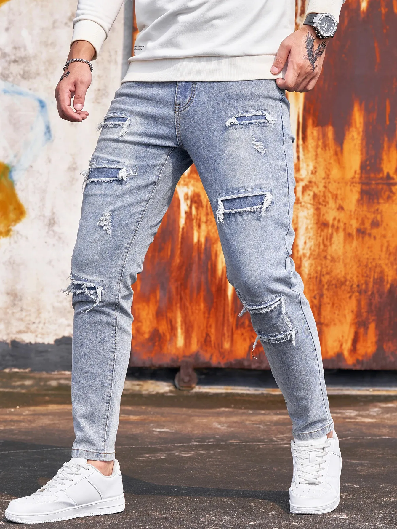 Pantalones Vaqueros Pantalones De Muchos Colores Pantalón Vaquero