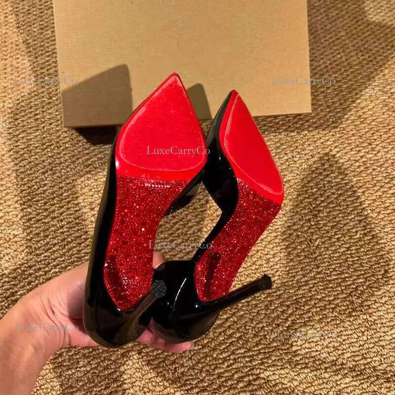Save Big on Bulk Red Bottom High Heels Red Bottom Heels New Red Bottomshoes  High Heeled Shoes Feminine Sexy Style Pointed Luxury Fashion Classic Trend 