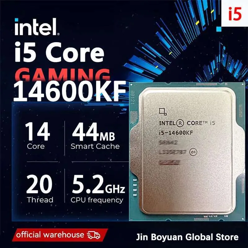 [新品] Intel i5-14600KF Bulk Intel Core I5 14600KF Desktop Processor LGA 1700 From