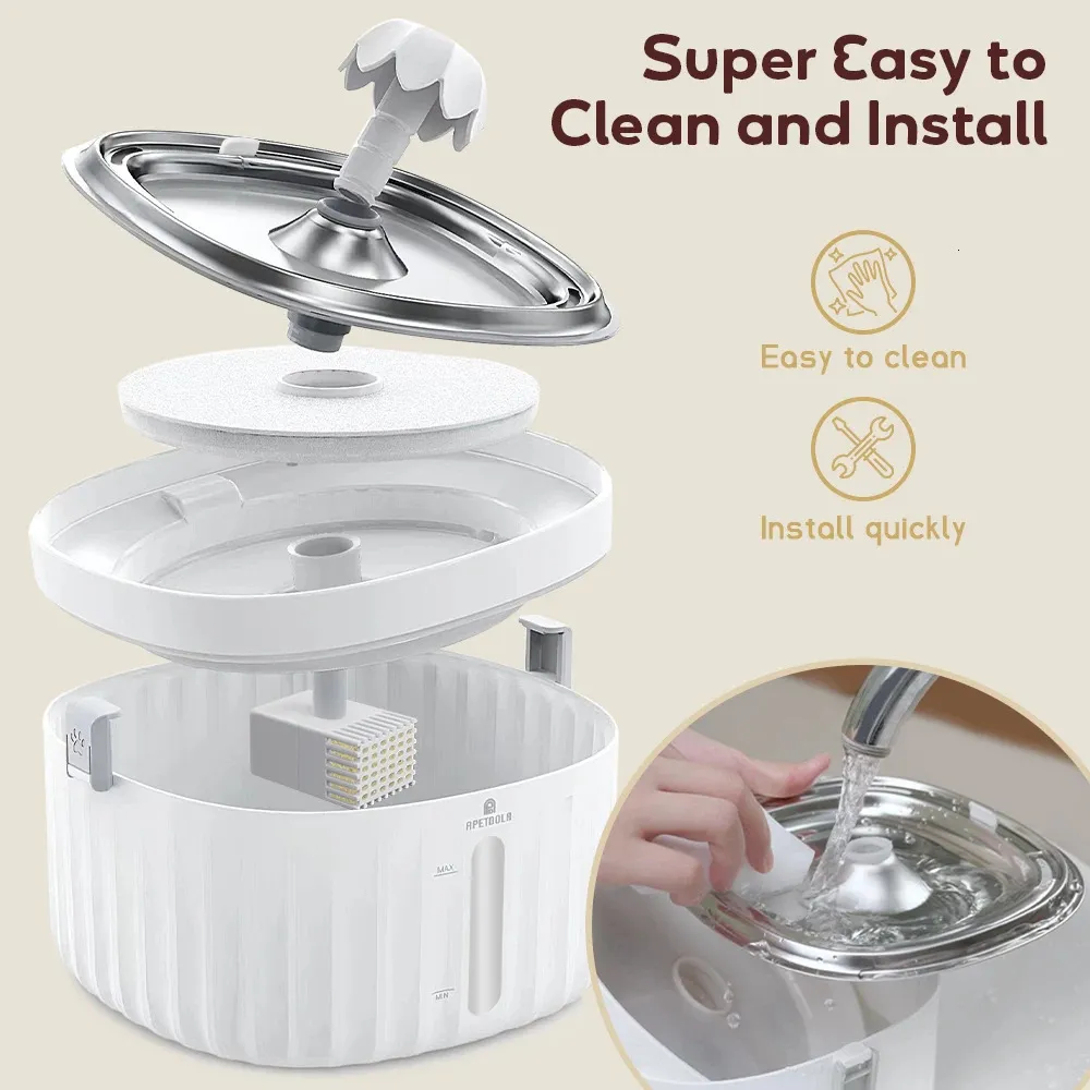 APETDOLA Automatic Cat Water Fountain For Cats And... From Dorothystore,  $53.29 | DHgate.Com
