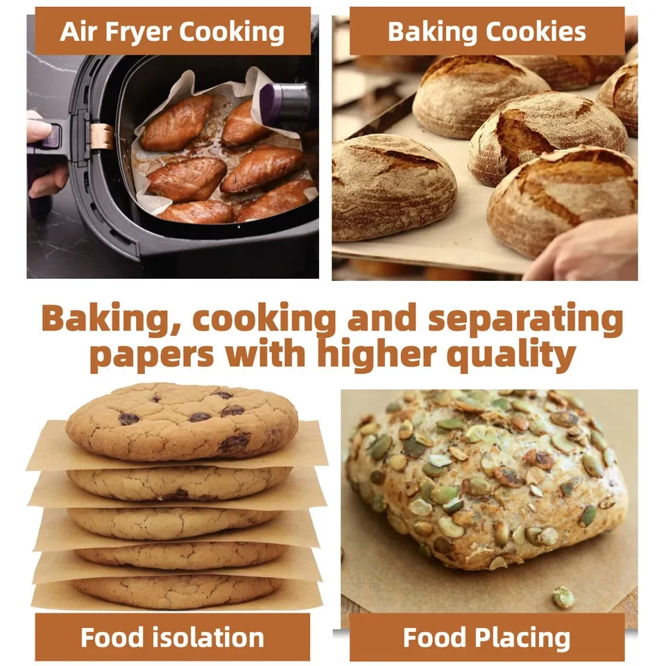 Parchment Paper Baking Paper Square Precut Non Stick Grilling Food