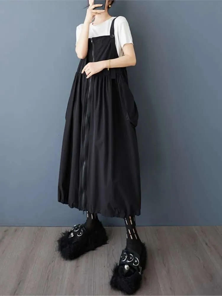 oversized vest dress POINTELLE SLIM LONG VEST DRESS at Atelier Delphine Nude / S