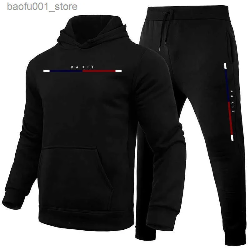 Survêtement Homme 2 Pièces Camouflage - Sweat à Capuche Zippé + Pantalon Jogging - Décontracté, Sport, Fitness