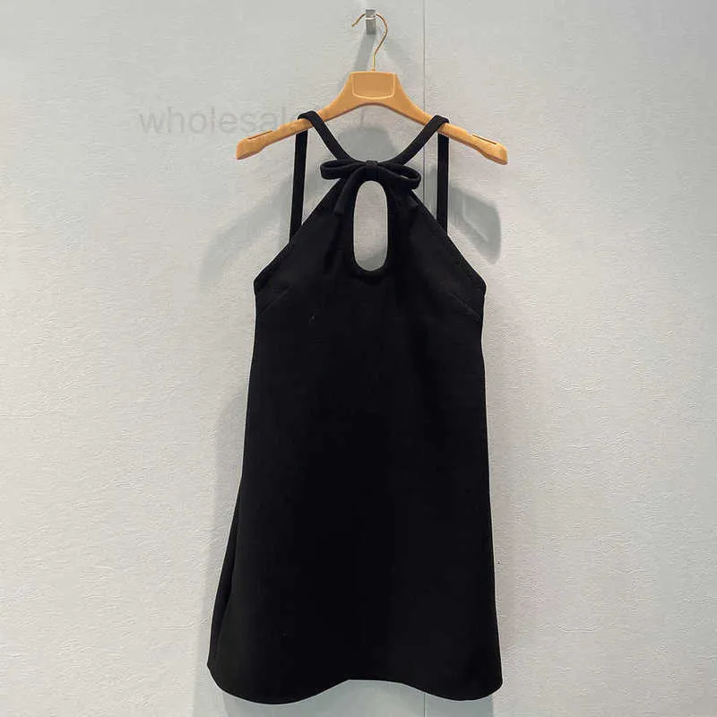 Socialite Sexy Black Halter Backless Dress Miu Style Bow Design, Casual  Mini Dress For Autumn From Wholesale0, $99.36 In Bulk