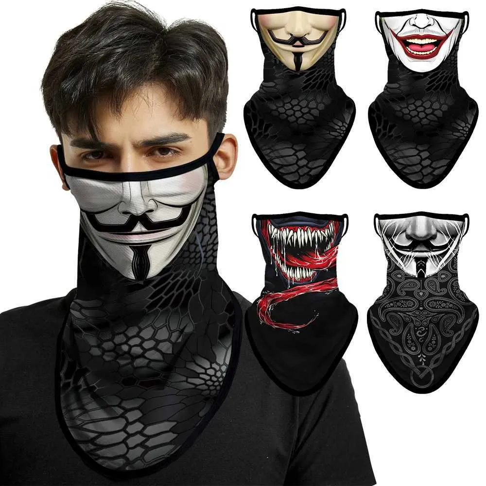 Unisex Ice Silk Neck Gaiter - Breathable, Sun Protective Face Mask & Balaclava For Outdoor Sports