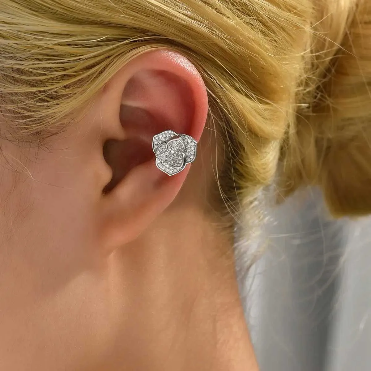 Orecchini A Cerchio Piccoli Argento 925 8mm Con Zirconia Cubica | Ipoallergenici Per Donna E Ragazza | Per Cartilagine - 2