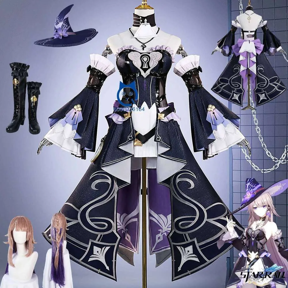 Peluca Cosplay Honkai Star Rail – Trailblazer Male, Fibra Sintética Resistente Al Calor Para Convenciones Y Halloween