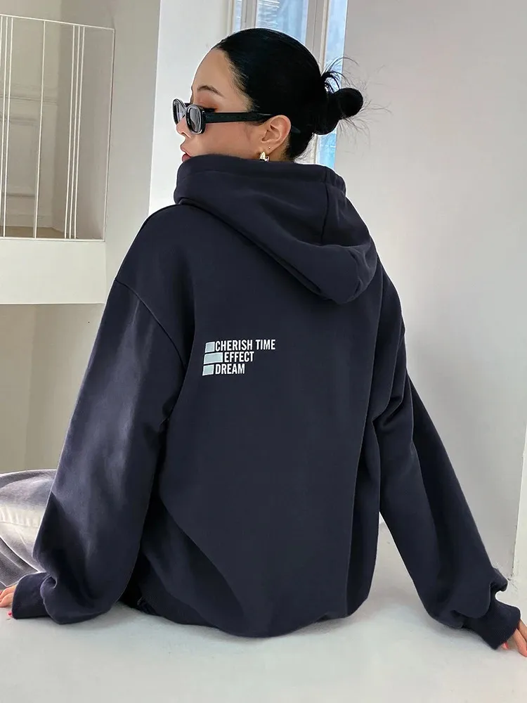 Cherish Time Womens Oversize Hoodie Dream Letter From