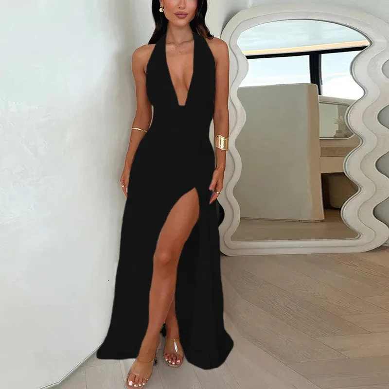 Vídeos Sobre Que Vtido Maxi Sin Palda Sexy De Moda Para Mujer, Fita, Club, Cuerpo Ajustado, Elegante, Color Durazno, Con Tirant, Largos Para Mujer