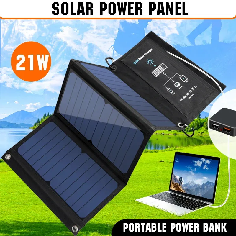 Panneau Solaire Portable 6V - Chargeur Téléphone - Neuf - Générique