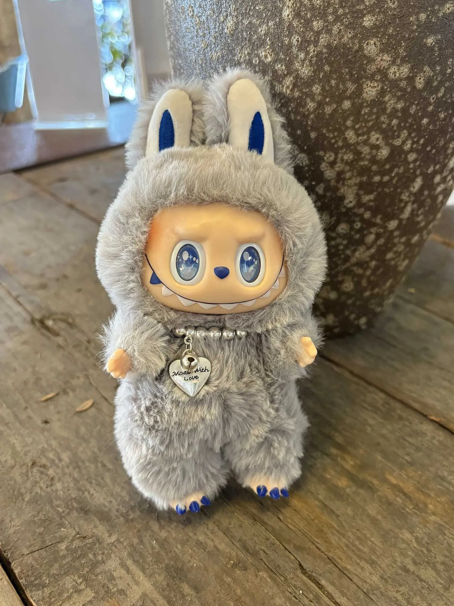 Labubu The Monster Grey And Blue Series Vinyl Plush Blind Box