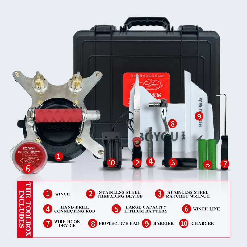 Kit De Démontage De Pare-brise Voiture 7 Pièces - Outil Automatique - Neuf (marque Utmall)