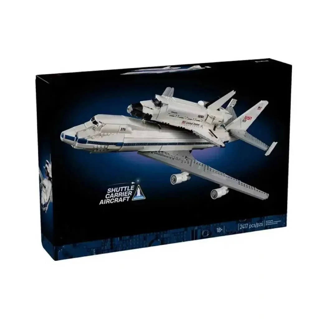 Space Shuttle Carrier Aircraft Model Building Block Airplane