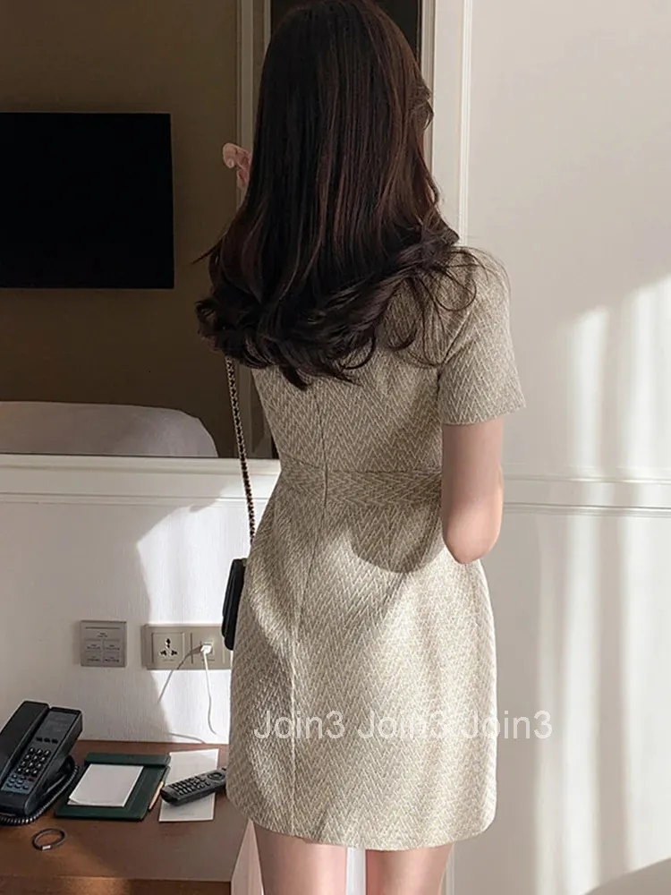 Moda Summer Retro Retro Corto Vestido Formal Mujeres Mujer