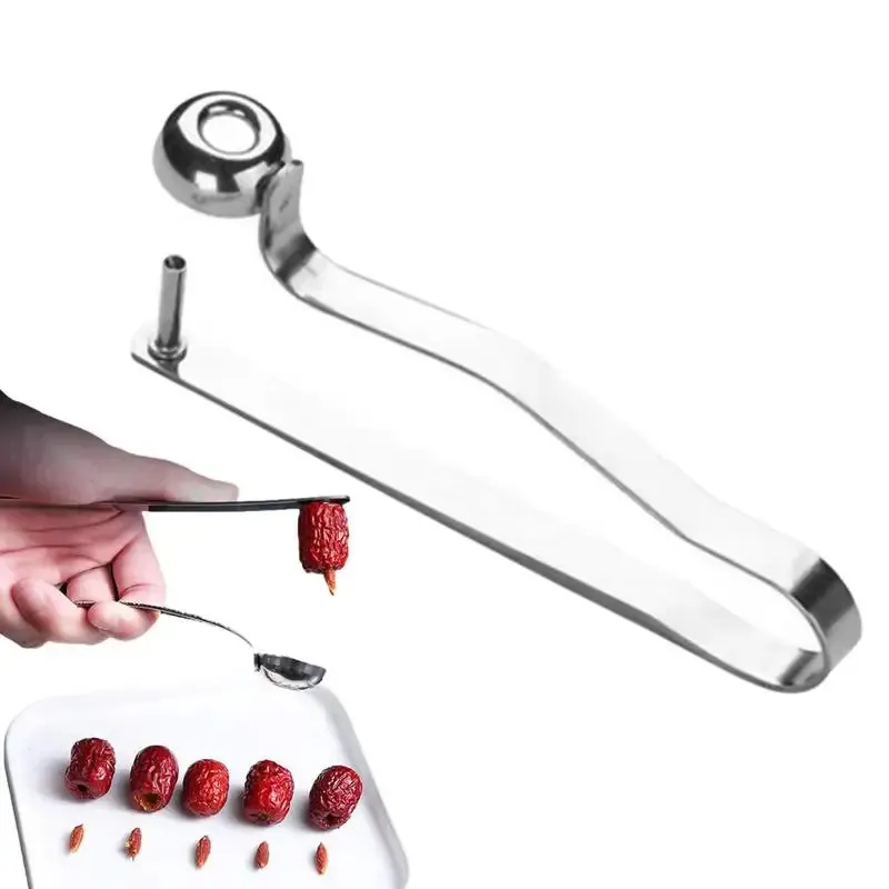 Jujube Core Remover Stainless Steel Cherry Pit Corer Fruit Tool ...