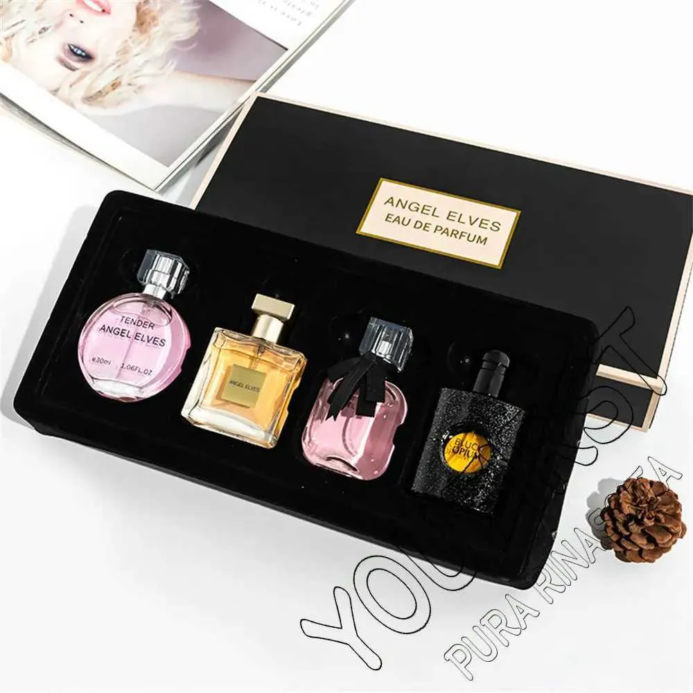 Save Big on Bulk High Quality Perfume Women 120ml Perfumes Feminino Gift  Box 4Pcs Set Parfum Femme Lasting Fragrance Floral Fruity Scent Spray  R250623