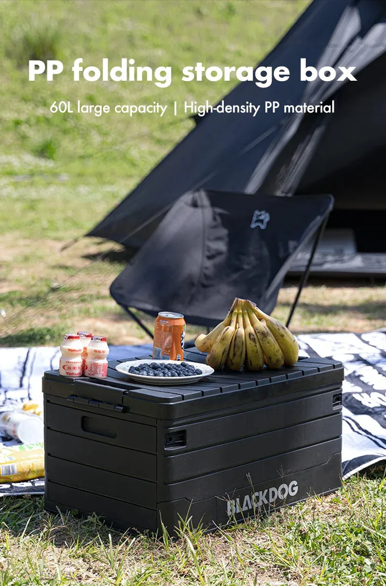 Blackdog 60L Foldable Storage Box Portable Outdoor From Pong06