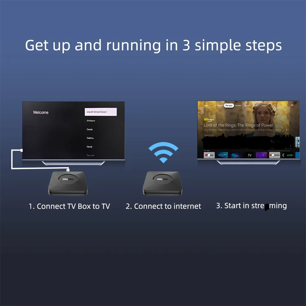 Mecool M2 Pro 4K Android TV Box   Quad Core CPU, 2GB... 