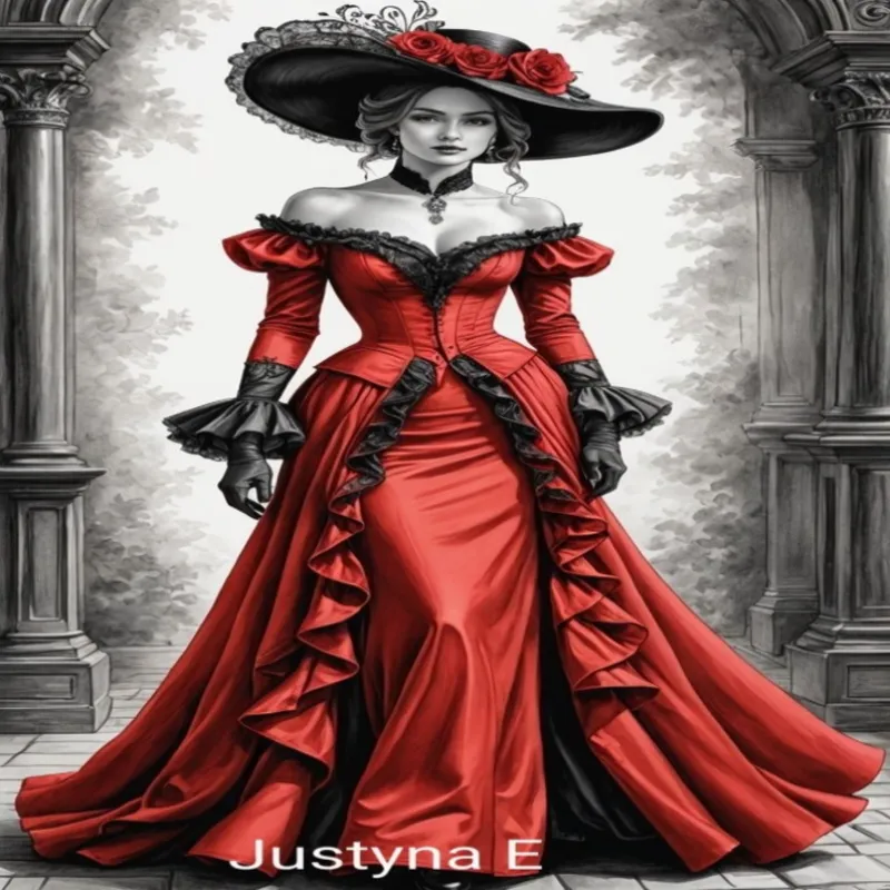 Vestio De Novias Vintage Gothic Mermaid Evening Dress Off Shoulder Vampire  Prom Gown With Bustle Overlay Red Formal Birthday Princess Dress 2025 From  Bridalstore, $155.13 | DHgate.Com