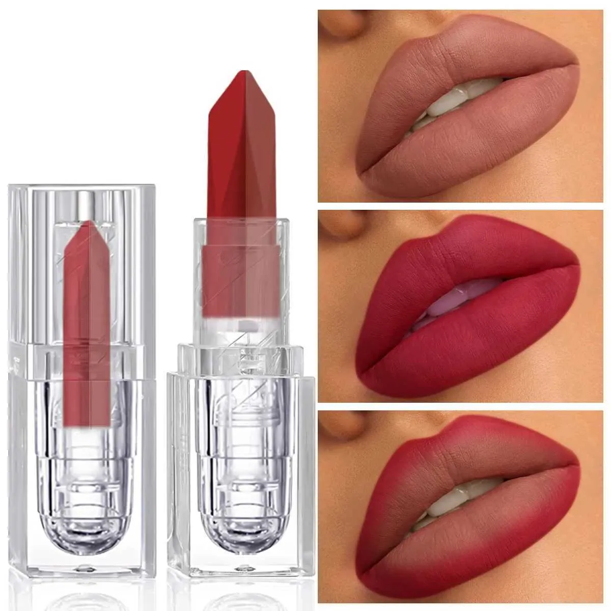 Lipstick Fosco De Longa Duração: Cor De Veludo À Prova Dágua, Sem Canal,  Antiaderente, Para Aplicação Suave De $39,6 | DHgate, image size:1200x1200