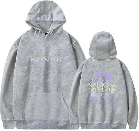 Katseye Hoodie voor dames, oversized, modieus sweatshirt met