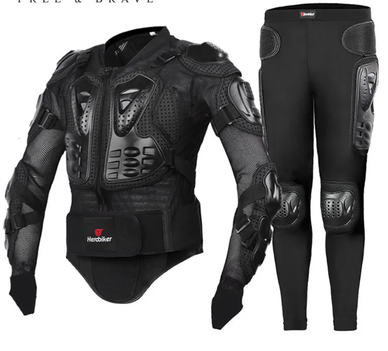 Motorcycle Armor Shorts Pants Motocross Suit Body Protection Back