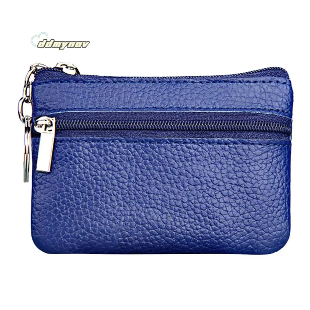 ✓ DHgate에서 확인하는 인기 여성을위한 미니 코인 지갑, 지퍼와 열쇠 고리가있는 정품 가죽 작은 지갑